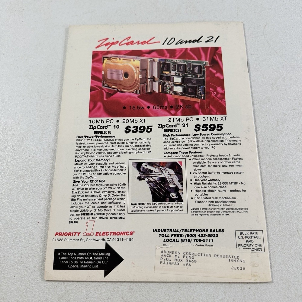 Priority One Electronics Spring 1986‎ Catalog Engineering Selection - Picture 5 of 5